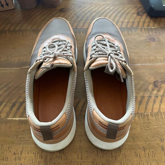 Wolf and Shepherd Men's Crossover Victory Trainer Italian Leather Mesh Shoes - Picture 11 of 15